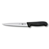 VICTORINOX FILLETING KNIFE, FLEXIBLE, FIBROX HANDLE BLACK - 18 CM - Mabrook Hotel Supplies